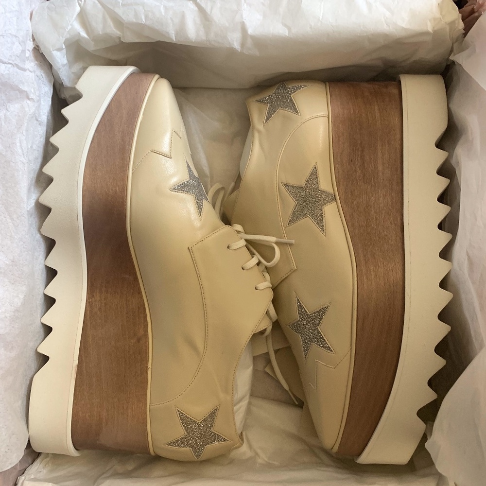 NEW Stella McCartney Elyse Star Platform Shoe